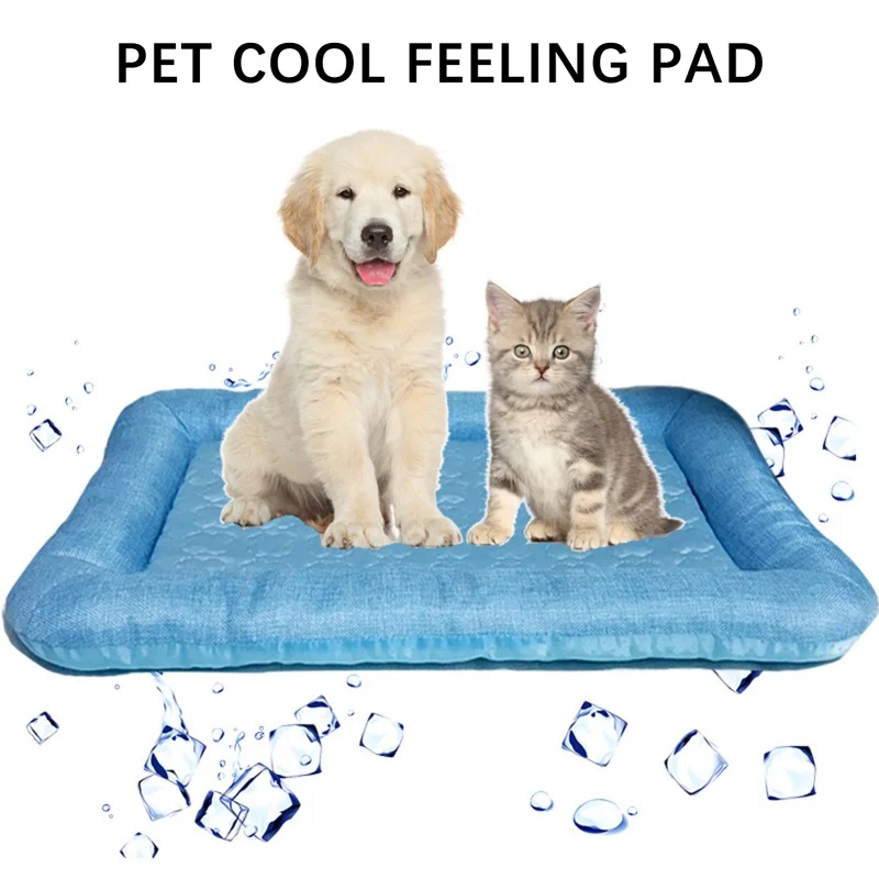 Alfombra refrescante autoenfriable para gatos y perros, lavable