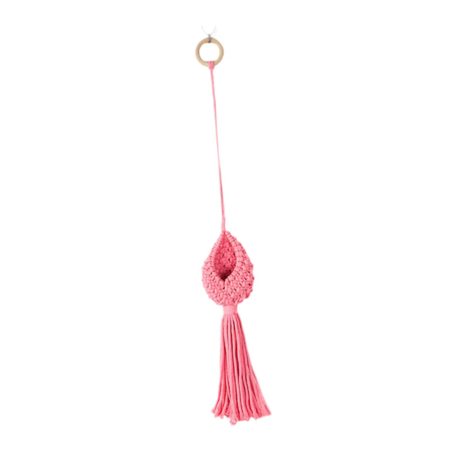 Soporte Macramé Colgante para Plantas – Maceta de Algodón Boho - imagen 3