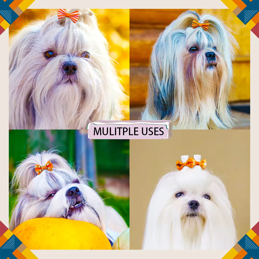 Lazos para el pelo de perro hechos a mano – accesorios cabello