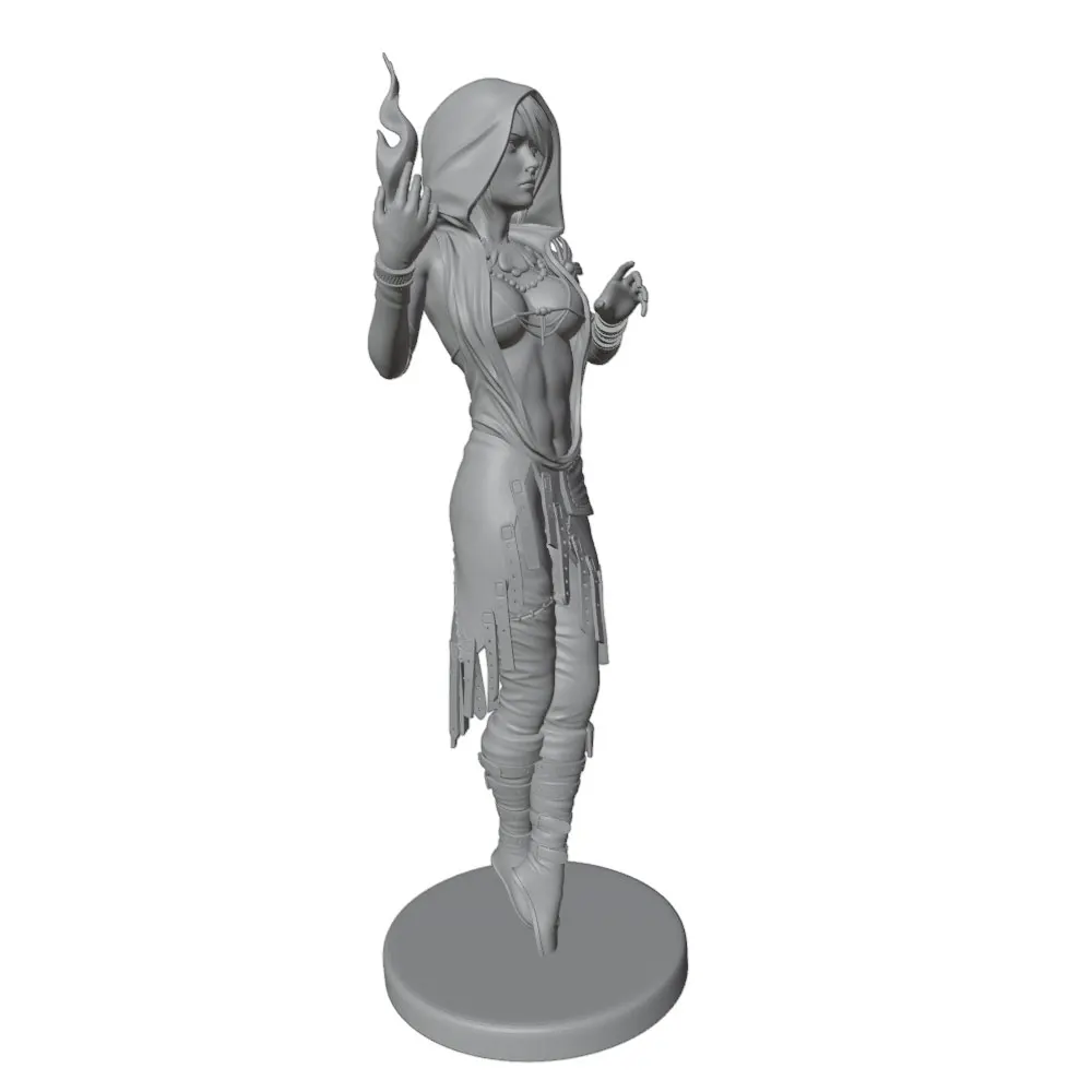 Figura resina DIY 1/24 para coleccionistas – sin montar ni pintar - imagen 5