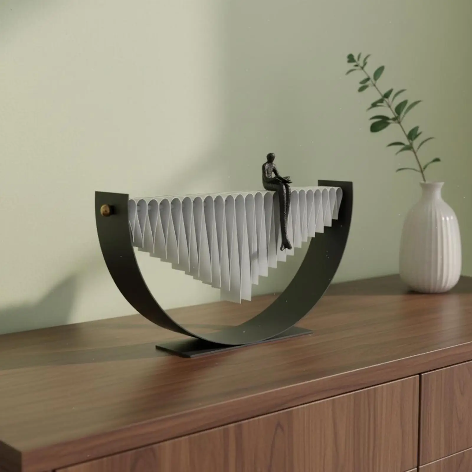 Estatua decorativa de hierro artesanal – Diseño lujo ligero - imagen 2