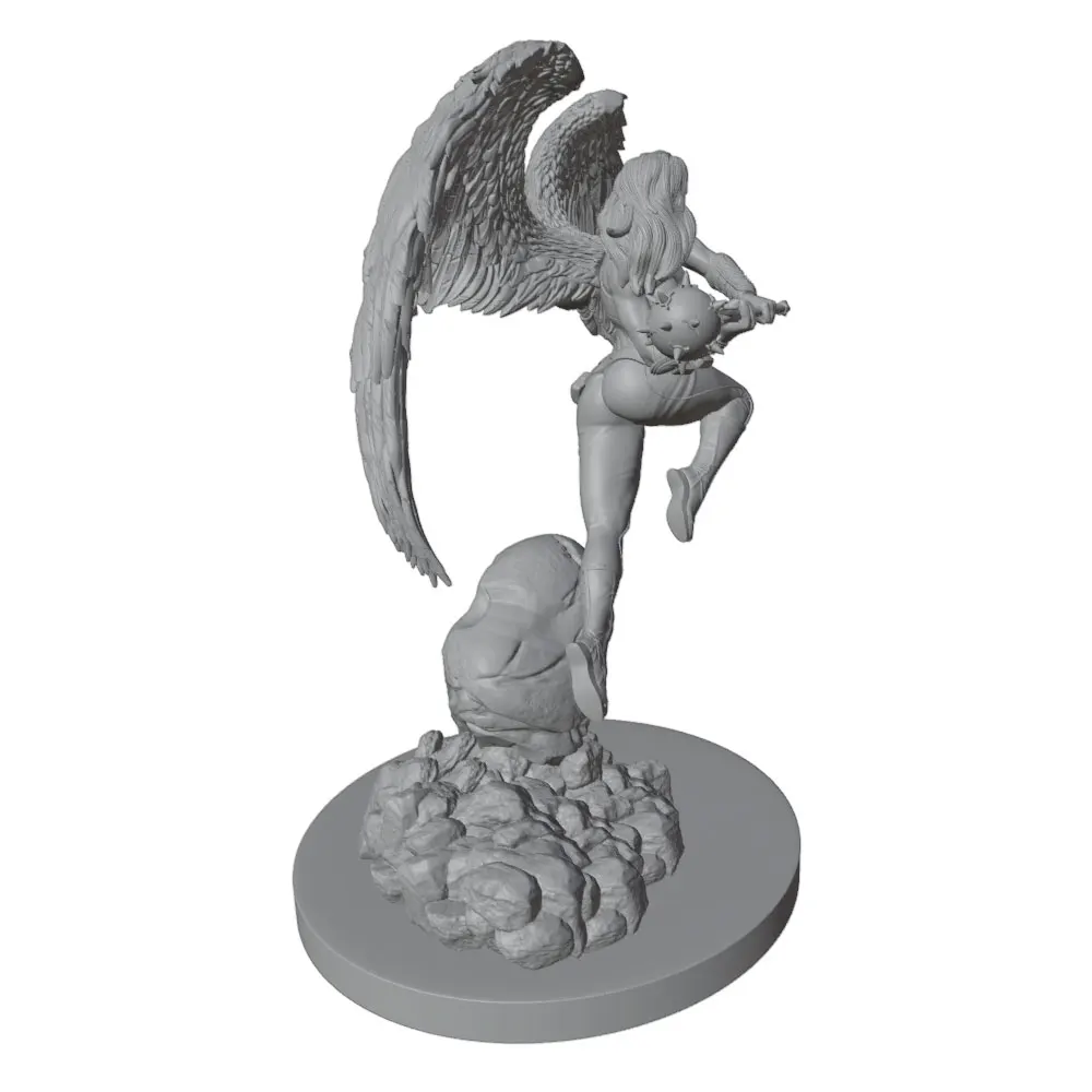 Figura de anime 3D desmontable sin pintar para DIY - imagen 3