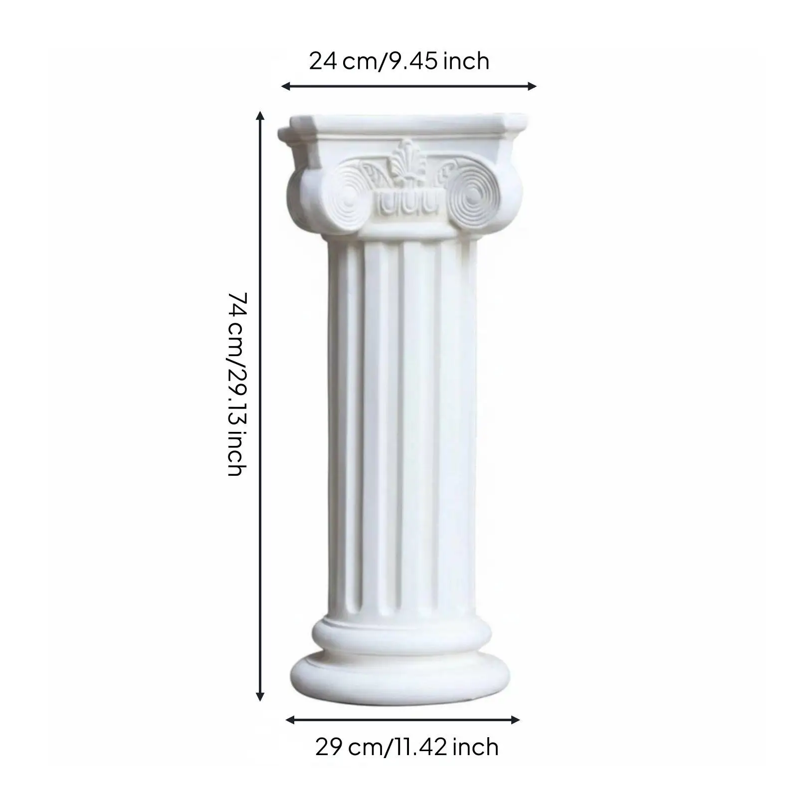 Columna Decorativa Romana de Resina para Jardín y Exteriores - imagen 2
