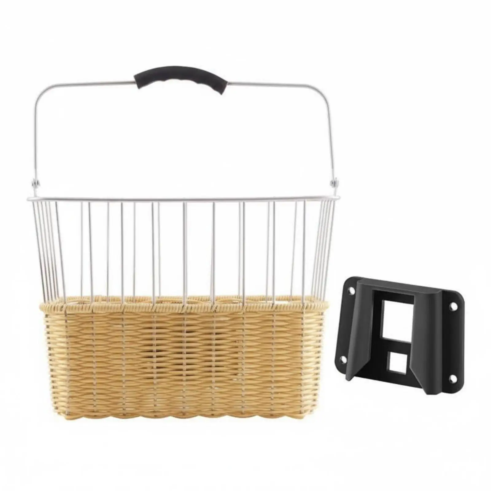 Cesta delantera plegable para bicicleta con liberación rápida - imagen 3