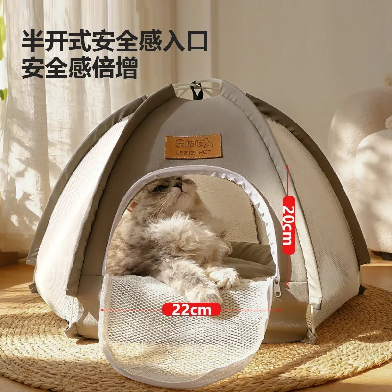 Casa para gatos tienda de campaña impermeable con protección solar - imagen 2
