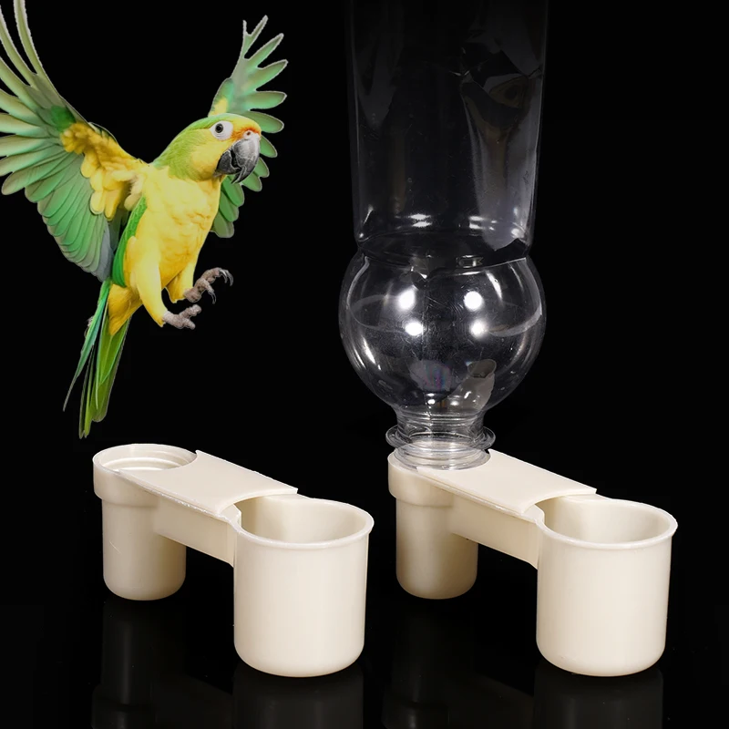 Bebedero automático de plástico para jaulas de loros y palomas - imagen 5
