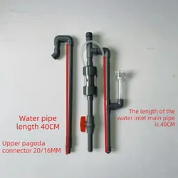 Filtro sifón para acuarios – Limpieza fondo pecera sin perforaciones