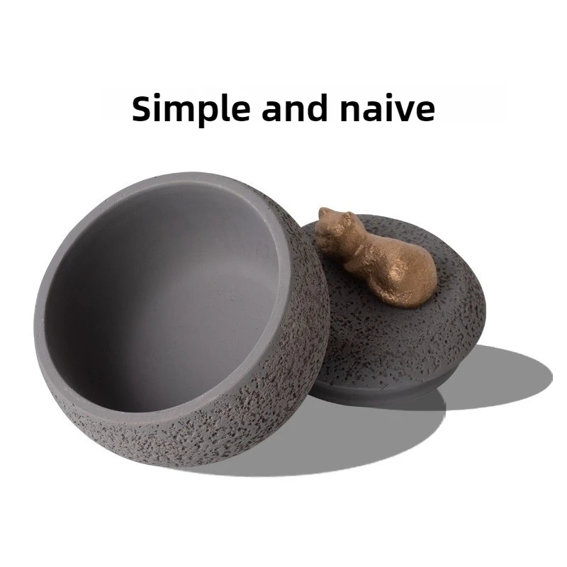 Vista lateral de la urna