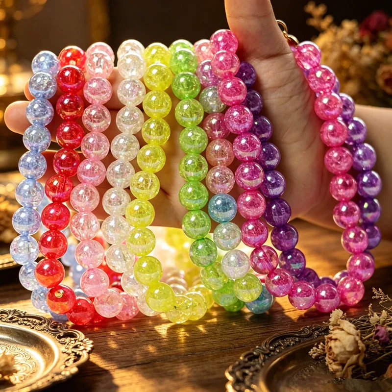 Collar personalizable para gatos y perros con cuentas rosadas - imagen 3