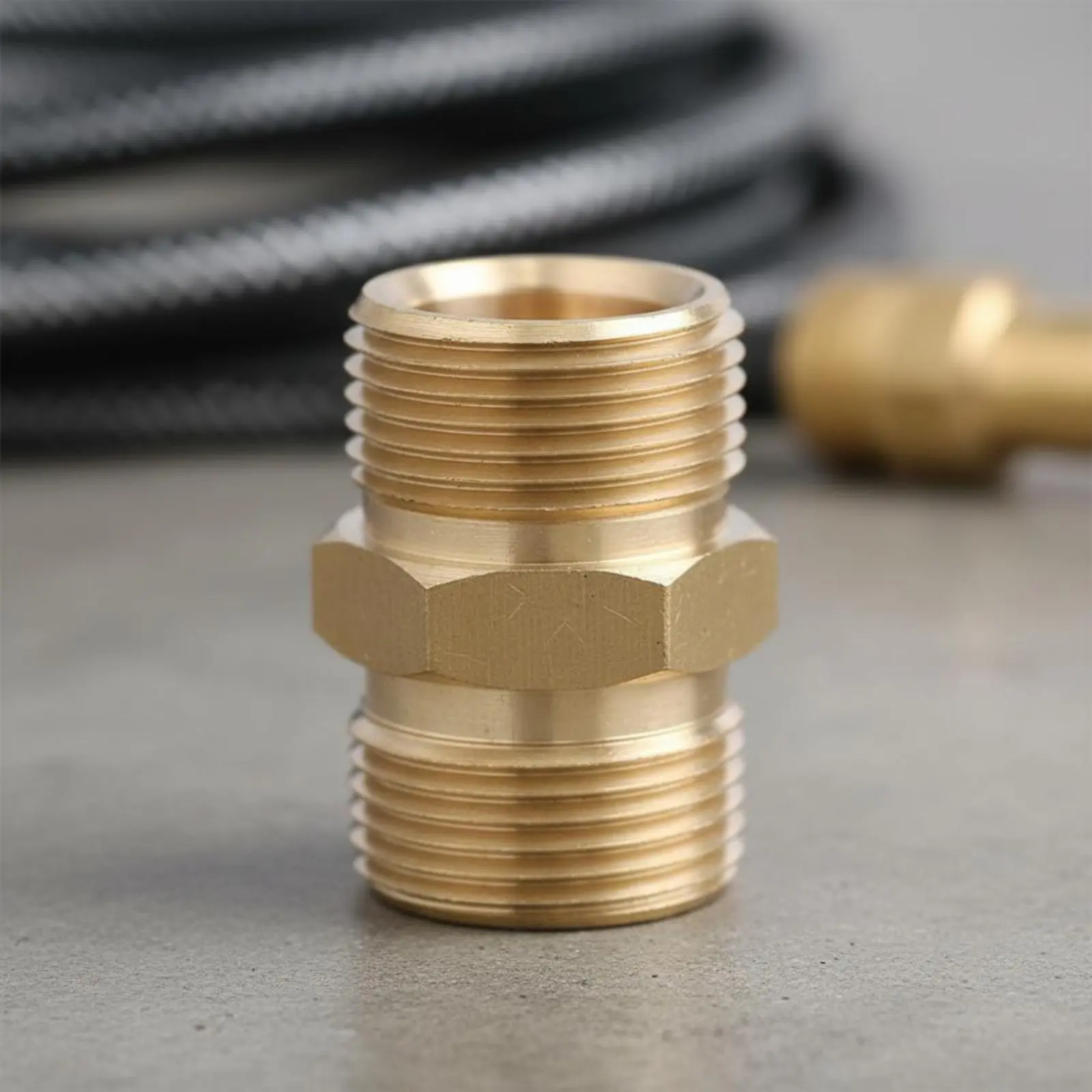 Conector macho M22 para lavadora a presión, extensión resistente - imagen 5