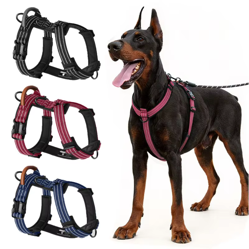 Arnés reflectante para perros grandes, ideal para Doberman - imagen 5