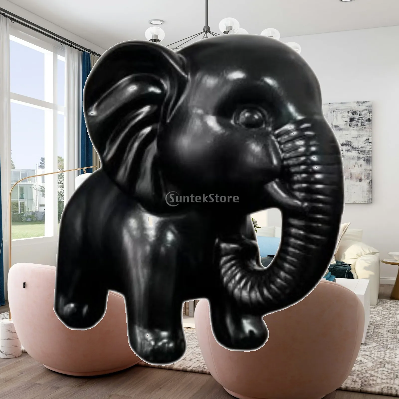 Figura Decorativa de Elefante en Resina para Mesa y Estantería - imagen 5