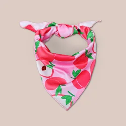 Bandana ajustable de seda para perros pequeños y gatos
