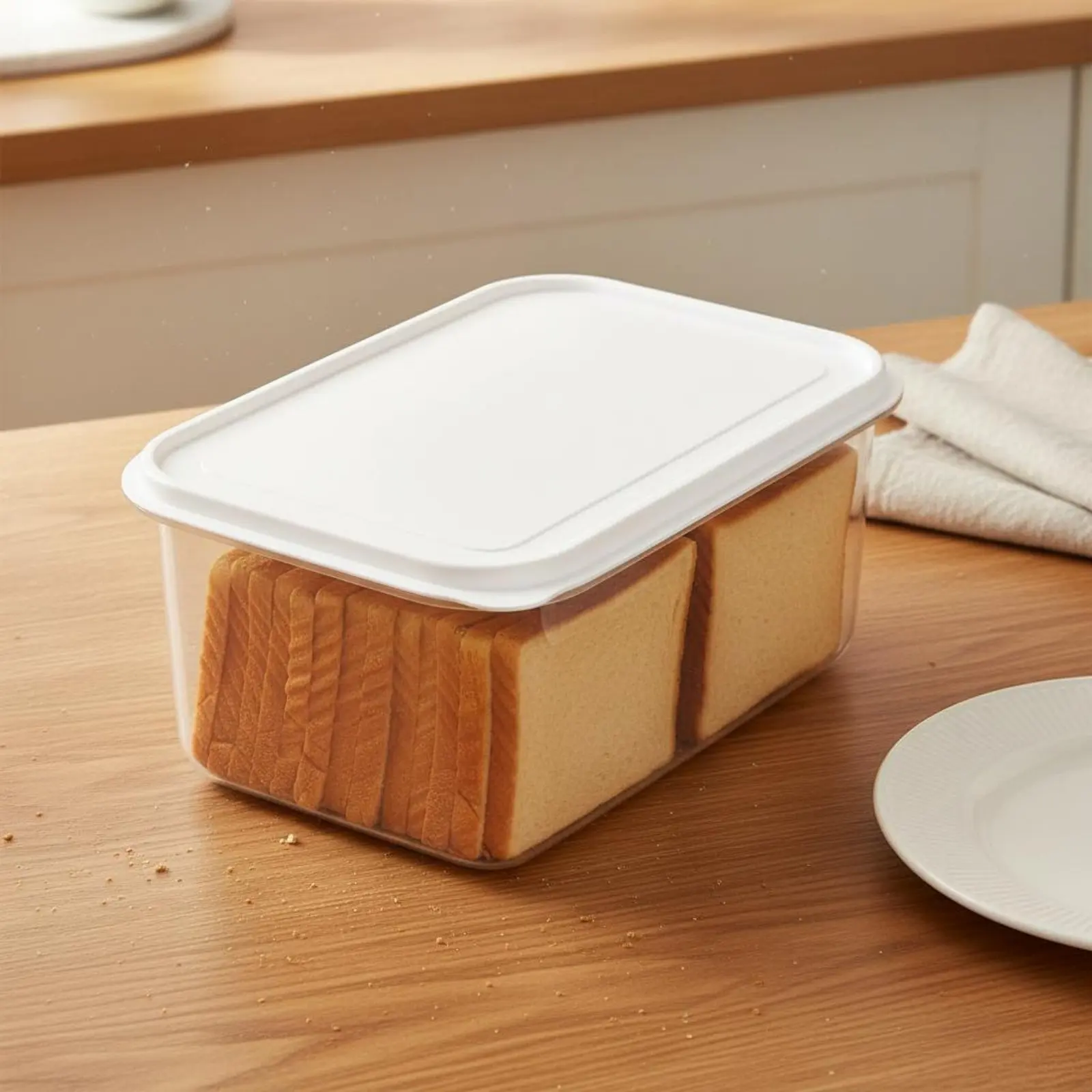 Contenedor transparente de plástico para snacks de gato y perro - imagen 3