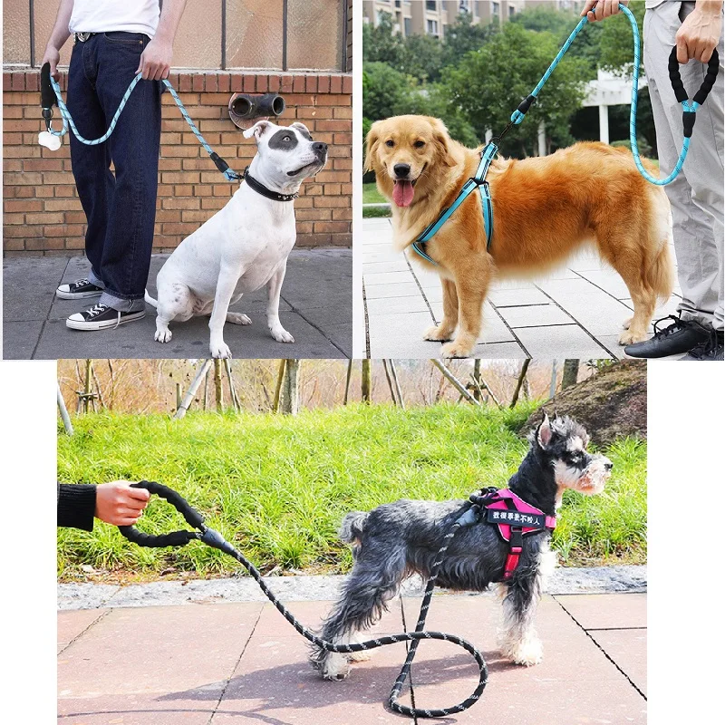 Collar para perros resistente con correa suave y dispensador - imagen 5