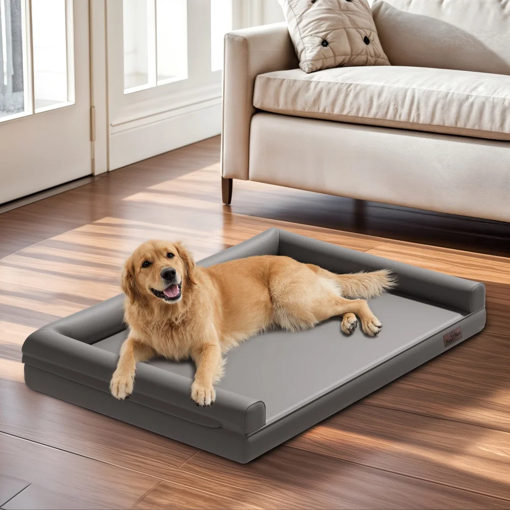 Cama ortopédica extra grande para perros impermeable con funda - imagen 5