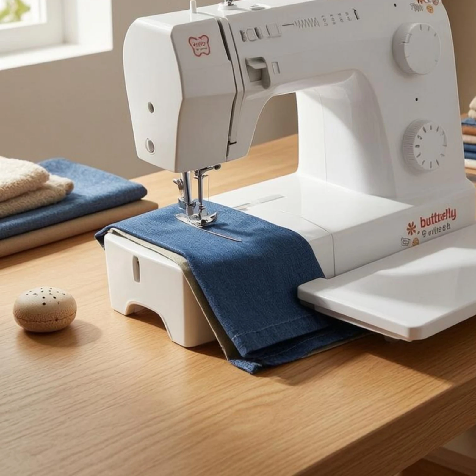 Máquina de coser eléctrica compacta de escritorio para hogar - imagen 3