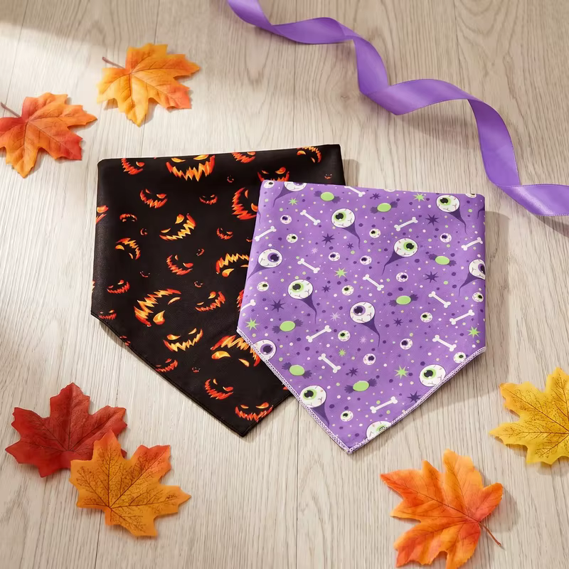 Pañuelos de Halloween para Perros y Gatos – Pack 2 Estampados - imagen 3
