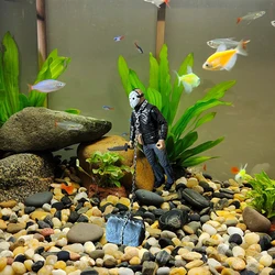 Figura flotante realista para decoración de acuario mini