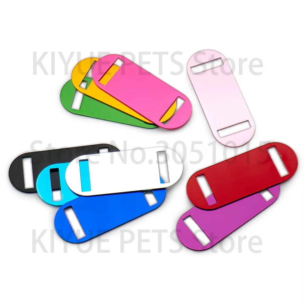 Etiquetas de identificación personalizables en aluminio