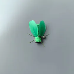 Juguete para gatos varita insectos artificiales con alas de plumas