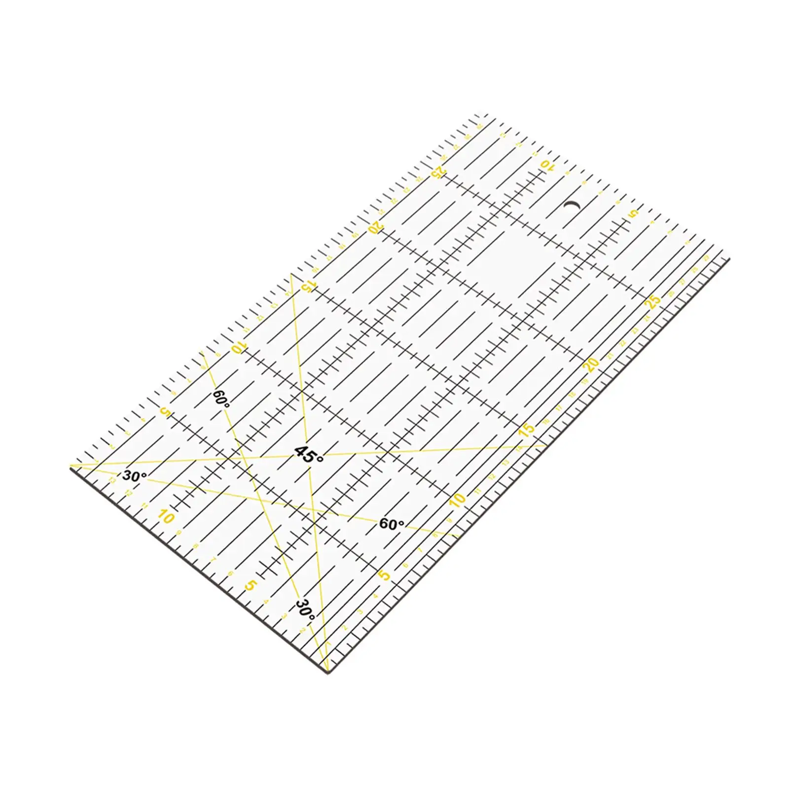 Regla Rectangular de Acrílico para Quilting y Cortar Tela - imagen 4