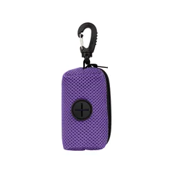 Dispensador de bolsas para perro portátil con cremallera