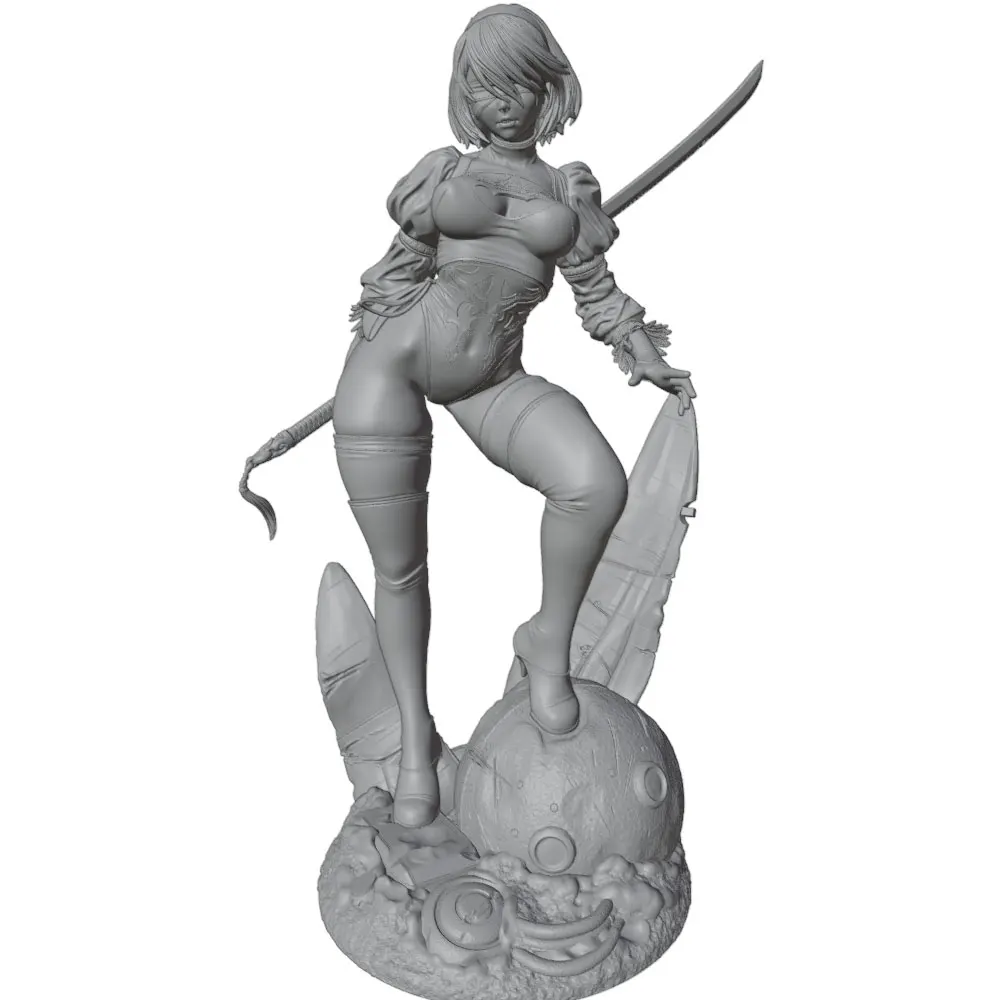 Figura Resina 1/24 Escala 75mm – Kit DIY Impreso 3D sin Pintar