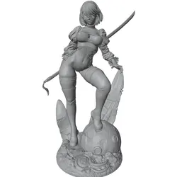 Figura Resina 1/24 Escala 75mm – Kit DIY Impreso 3D sin Pintar