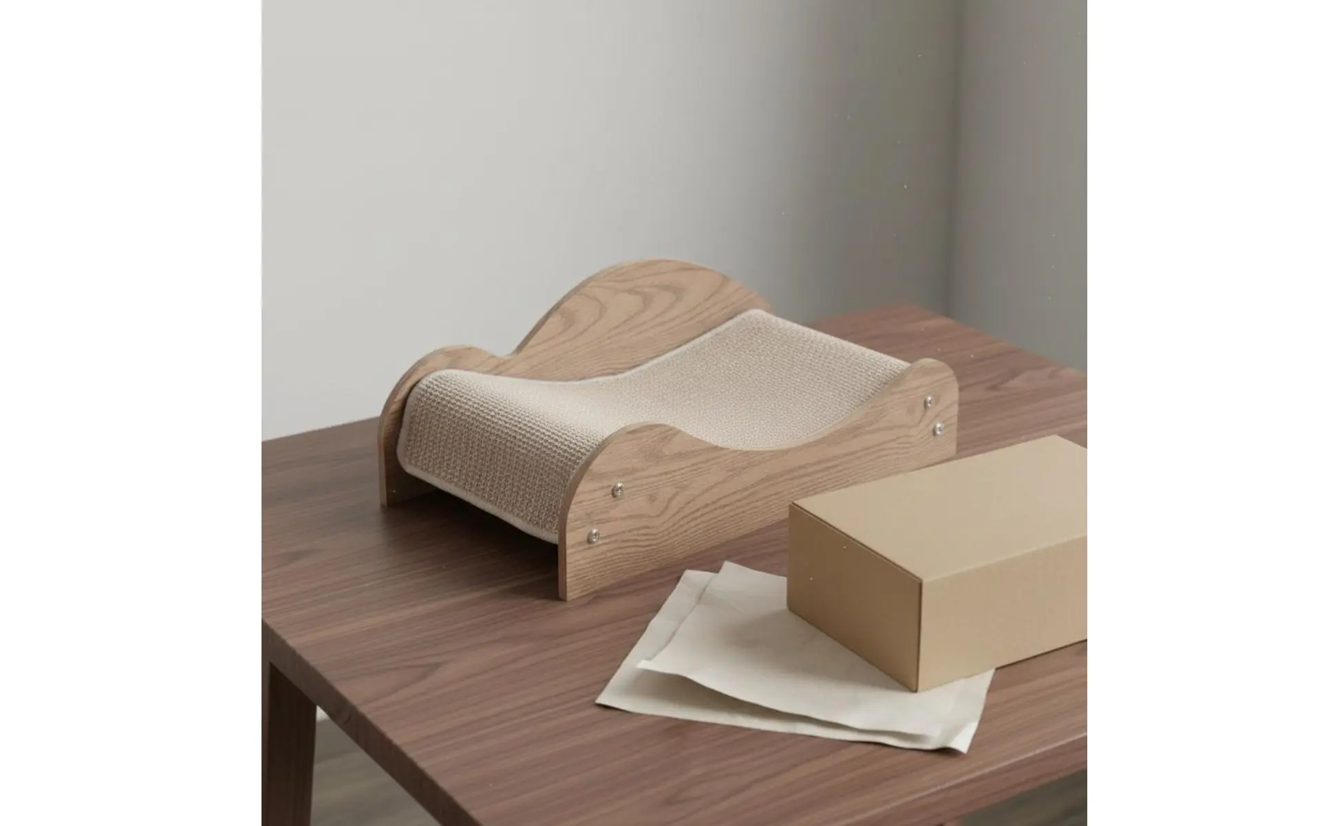 Cama rascador con forma ergonómica para descanso