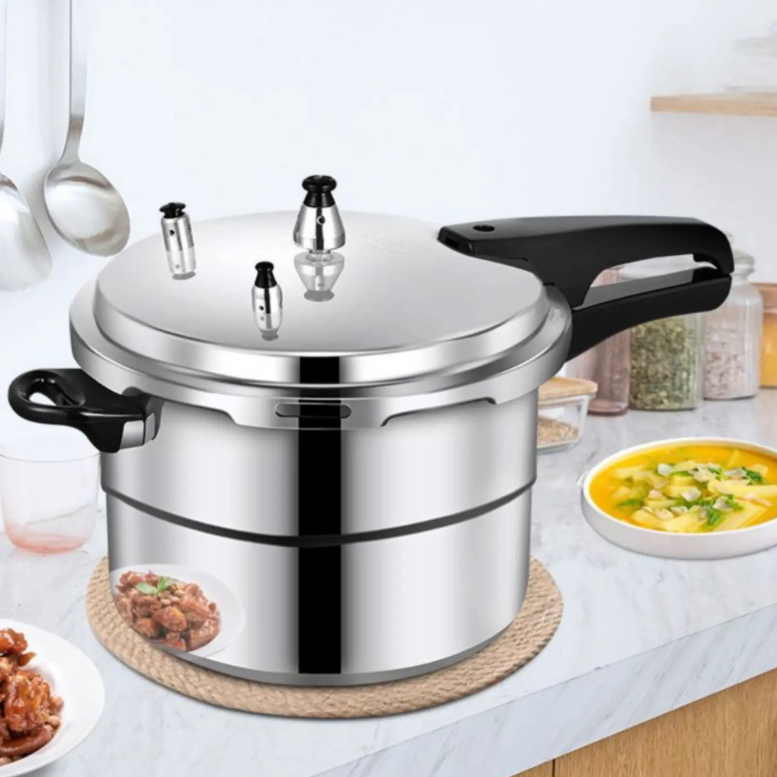 Olla a presión para preparar comida de gatos y perros, base reforzada - imagen 2