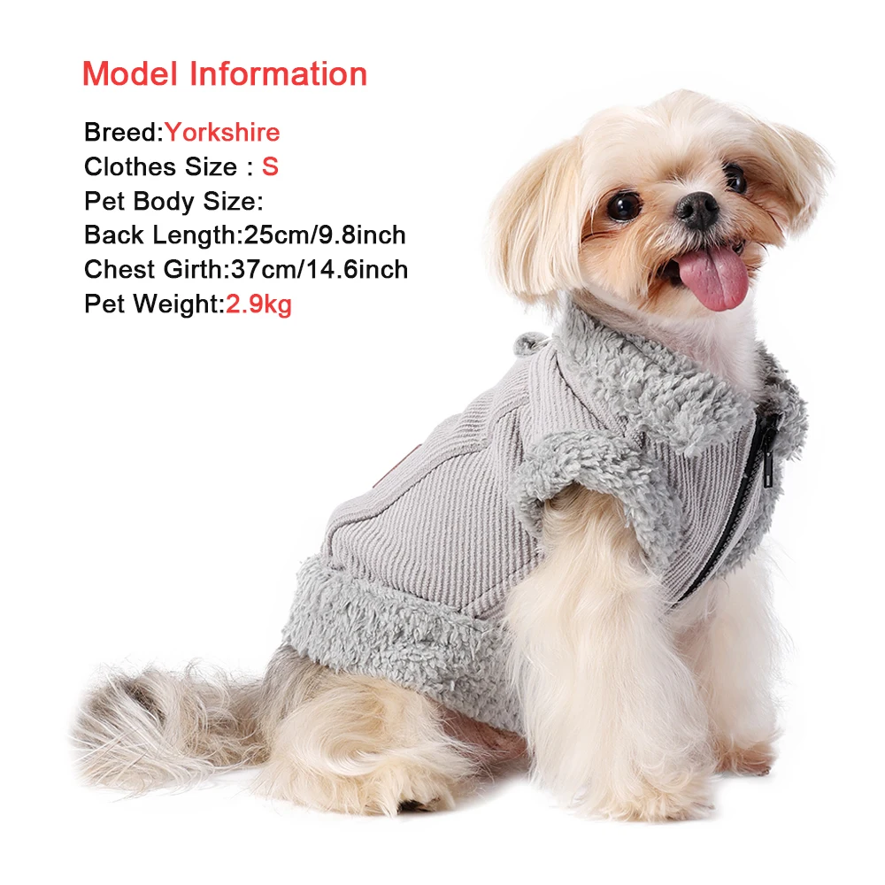 Abrigo polar cálido para Chihuahua, perros pequeños y gatos - imagen 4