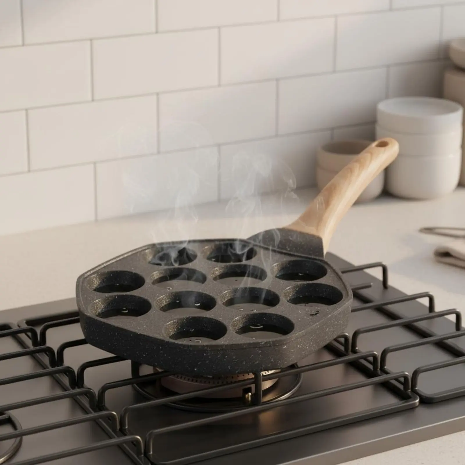 Sartén para huevos de codorniz fácil de limpiar y cocinar - imagen 5