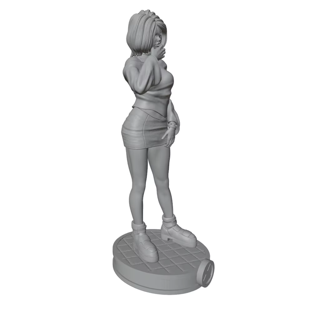 Juguete de resina DIY para gatos y perros – mini modelo 3D gris - imagen 5