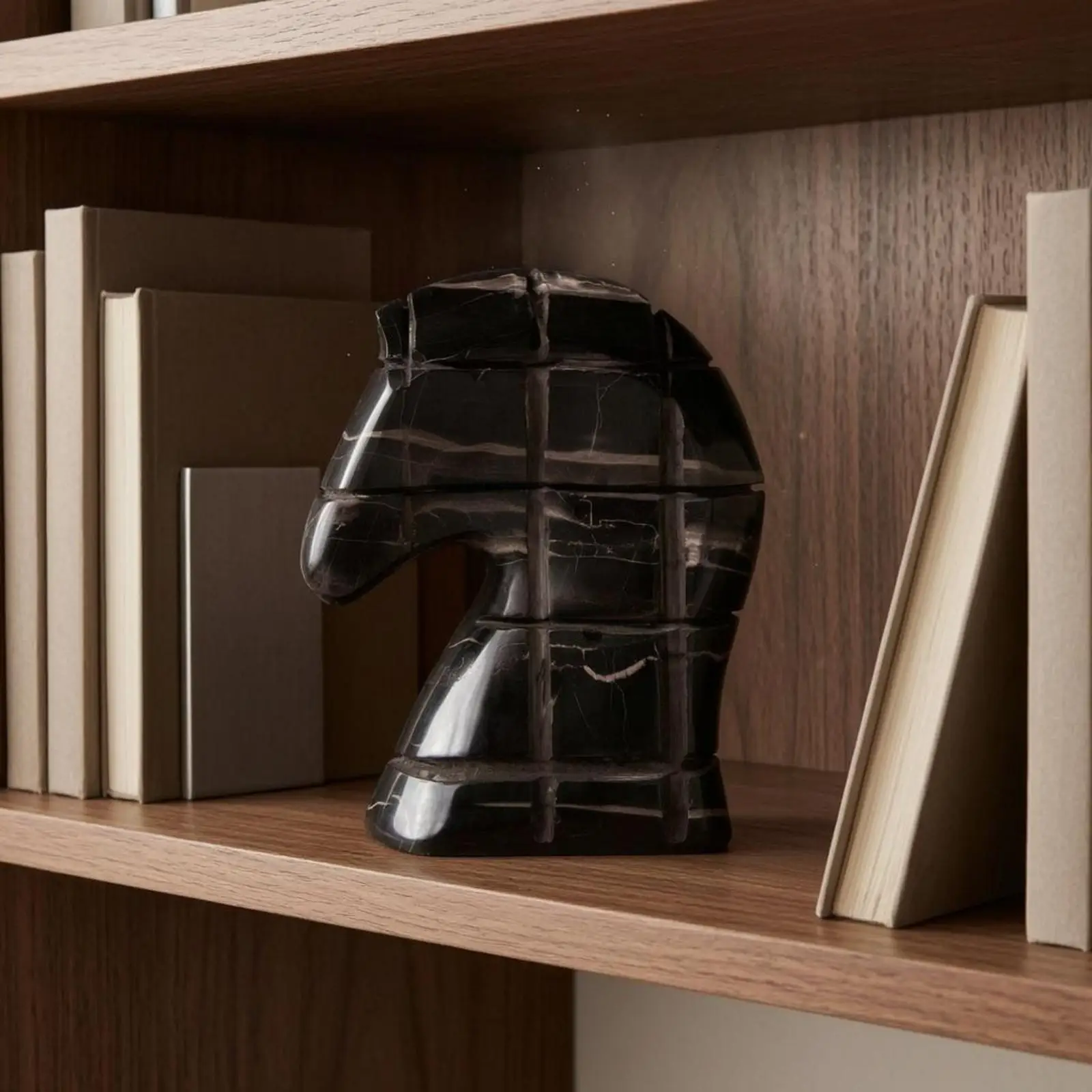 Estatua de Caballo Geométrica en Resina para Decoración - imagen 2