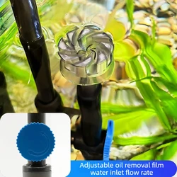Filtro externo para acuario montado en pared: elimina película grasa