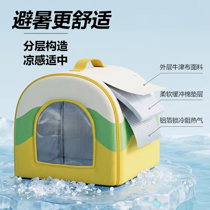 Cama refrigerante cerrada para gatos y perros – fresca todo el año - imagen 5
