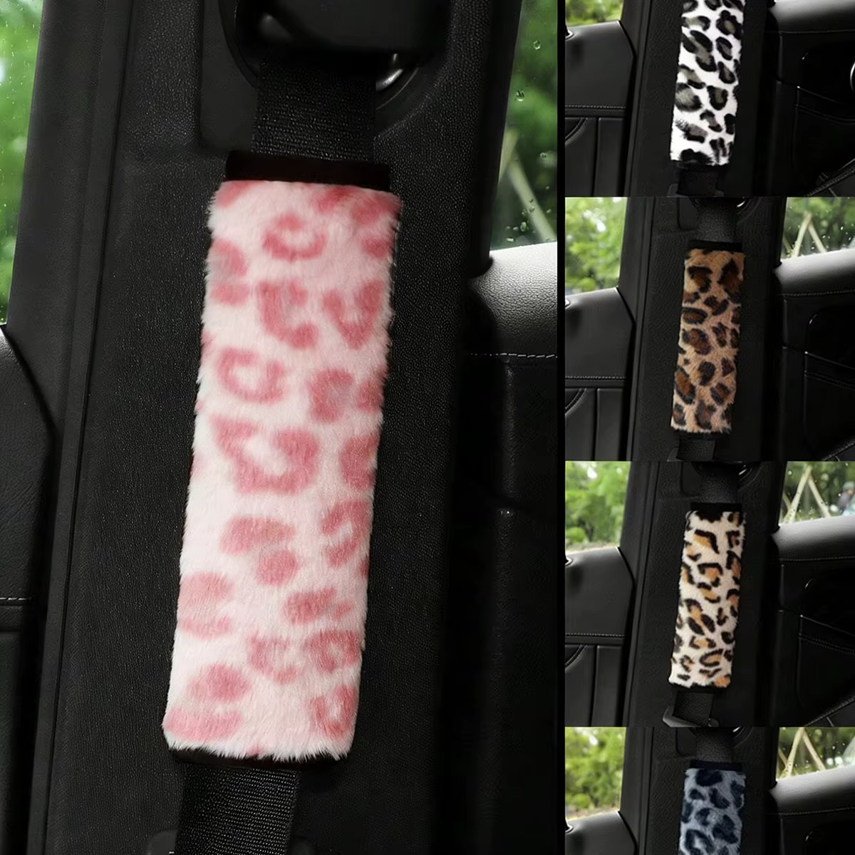 Protector de hombro anti-fricción para cinturón coche de perro