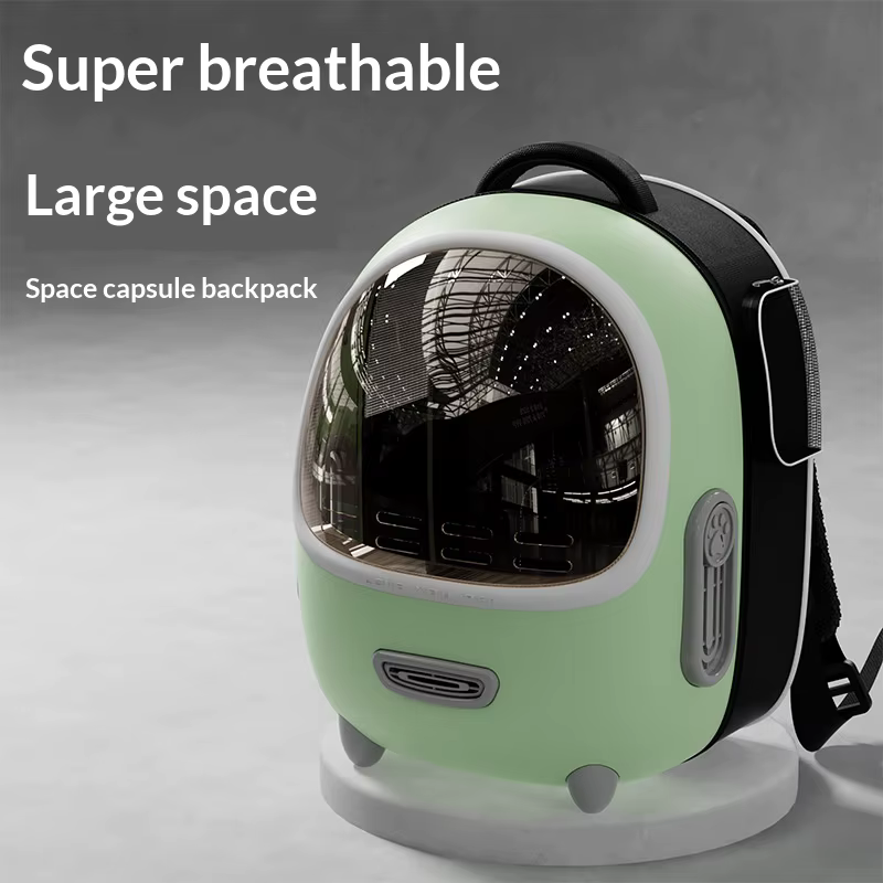 Mochila transpirable con ventana para gatos y perros pequeños - imagen 4