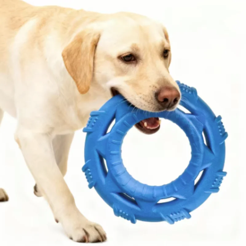 Juguete anillo flotante TPR resistente a mordidas para perros - imagen 2