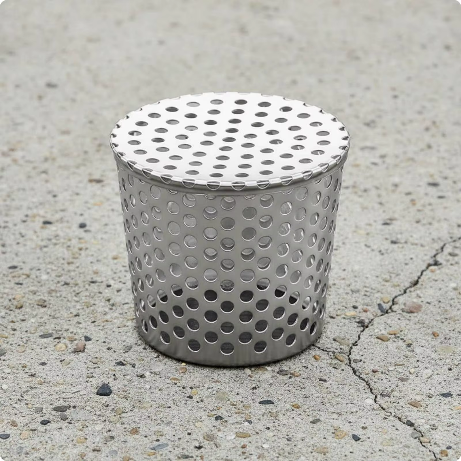 Tapa rejilla acero inoxidable para bajantes – Balcones, patios y tejados - imagen 5