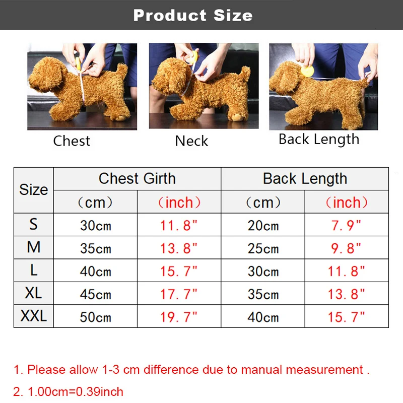 Camisa a rayas para perro - vista frontal