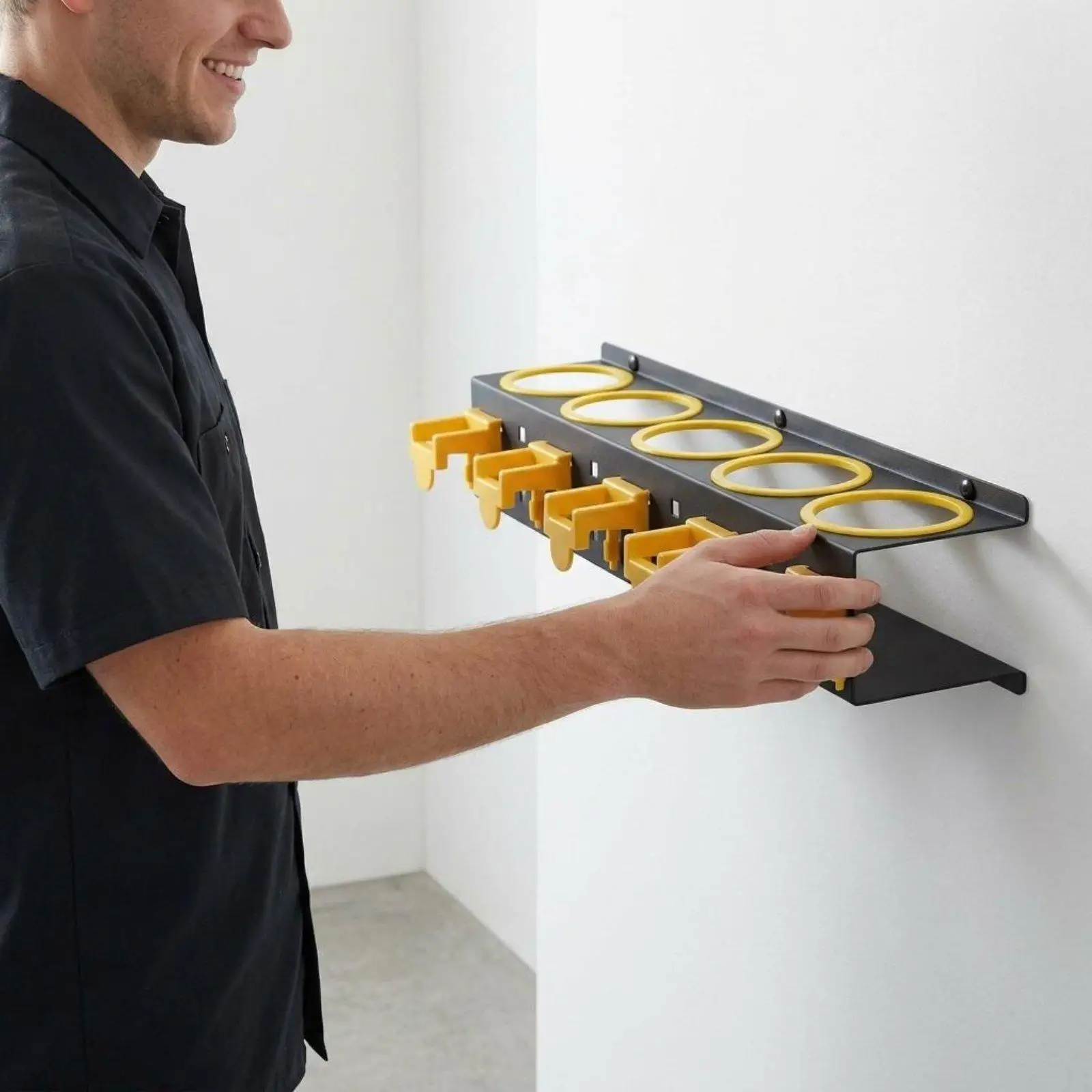 Organizador Pared para Botellas – Estante Almacenamiento Garaje - imagen 5