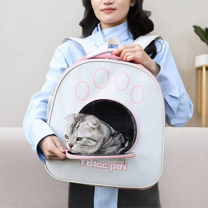 Mochila transportadora para gatos – Espacio ventilado y cómodo para salir de viaje - imagen 3