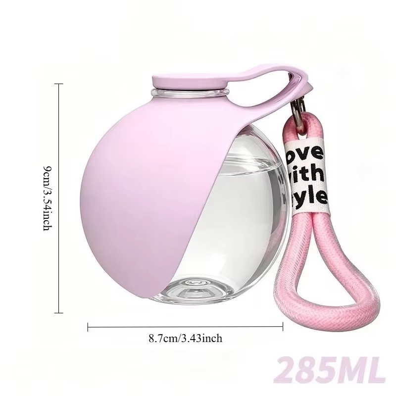 Set de viaje para perros – Botella portátil y dispensador de bolsas con diseño de huella - imagen 5
