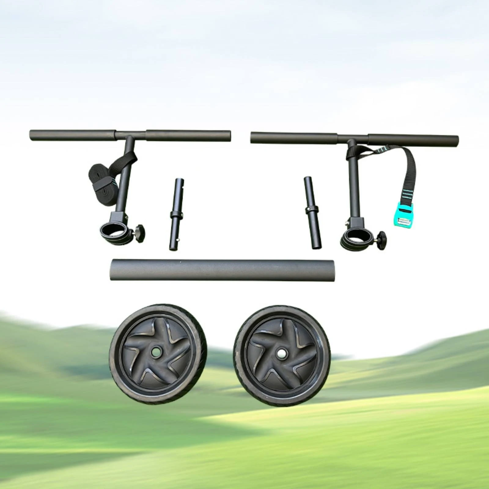 Carrito plegable todoterreno para gatos y perros: fácil de transportar - imagen 2