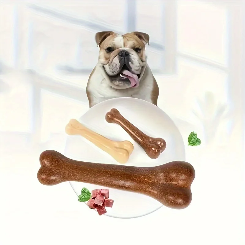 Hueso masticable dental para perros – Juguete limpieza bucal - imagen 3