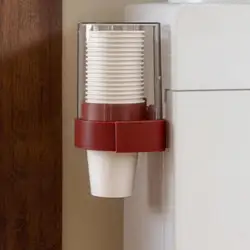 Dispensador de Vasos de Papel Cilíndrico Compacto