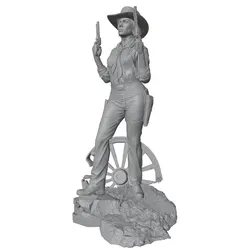 Kit de maqueta 3D en gris sin montar – Figura para gatos y perros