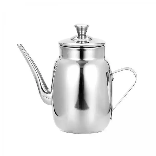Dispensador de Aceite Acero Inoxidable con Colador y Boquilla Larga